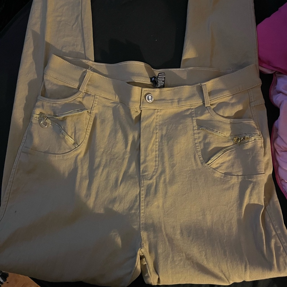 Tan Skinny pants